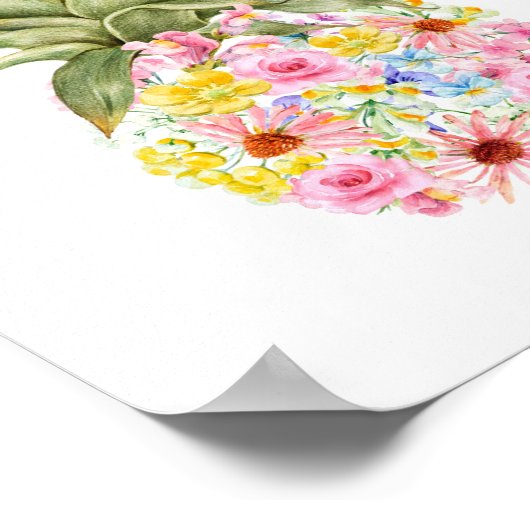 Ananas-Kinderzimmer Poster (Ecke)