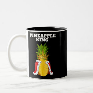 Ananas King Mens Ananas Lover Shirt Niedliches But Zweifarbige Tasse