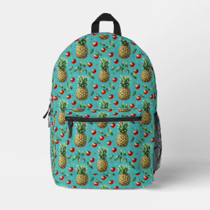 Ananas Kirsch Glückseligkeit Bedruckter Rucksack