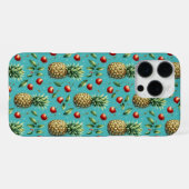 Ananas Kirsch Glückseligkeit iPhone Hülle (Rückseite (Horizontal))