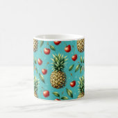 Ananas Kirsch Glückseligkeit Kaffeetasse (Mittel)