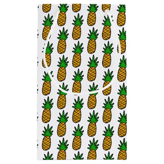 Ananas Kleine Geschenktüte (Rückseite)