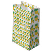Ananas! Kleine Geschenktüte (Rückseite Schrägansicht)
