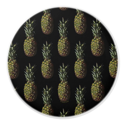 Ananas Knobs Keramikknauf (Vorderseite)