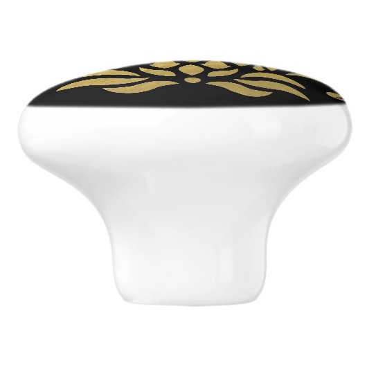 Ananas-Knöpfe - SRF Keramikknauf (Seitenansicht)