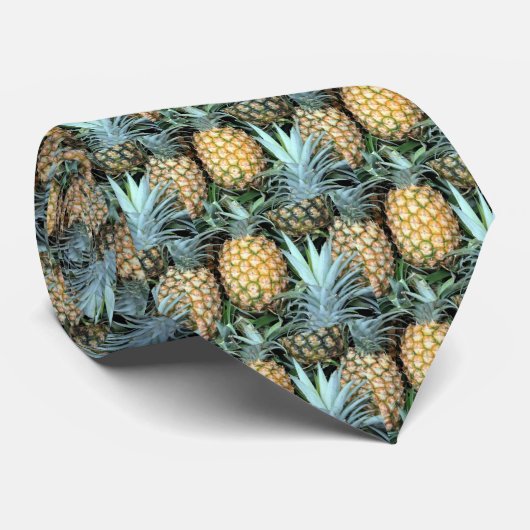 Ananas Krawatte (Gerollt)