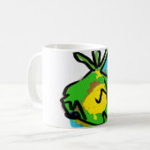 Ananas-Krawatte trocken Kaffeetasse (Vorderseite Links)