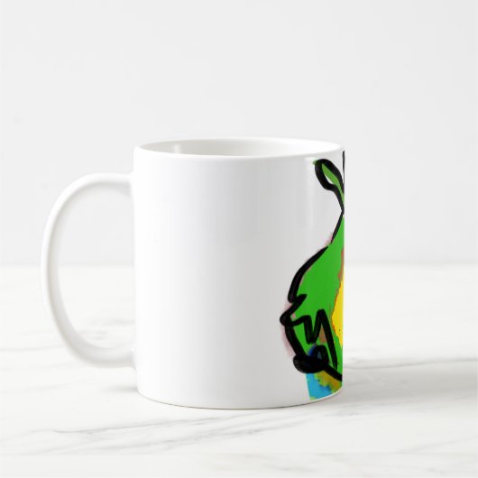 Ananas-Krawatte trocken Kaffeetasse (Links)