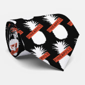 Ananas-Krawatten-Schwarzes Krawatte (Gerollt)