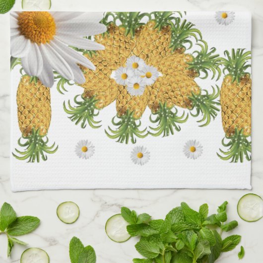 Ananas Küche Handtuch (Gefaltet)
