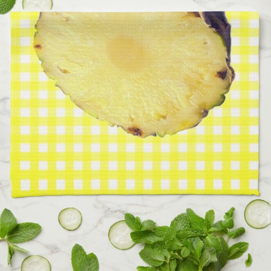Ananas Küchentuch (Gefaltet)