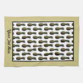 Ananas Küchentuch - Fakultative Personalisierung (Horizontal)