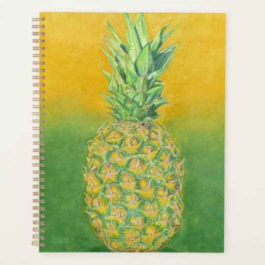 Ananas Kunst Planer (Vorderseite)