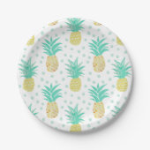 Ananas-Lackierung Tropenpapierplatte Pappteller (Vorderseite)