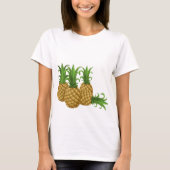 Ananas-Langschläfchen T-Shirt (Vorderseite)