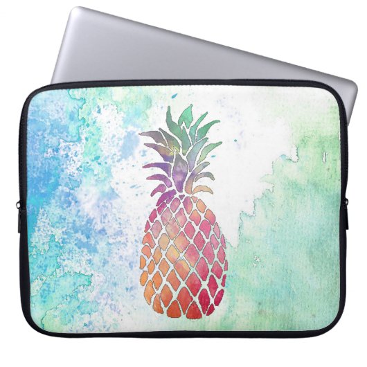 Ananas Laptopschutzhülle (Vorderseite)