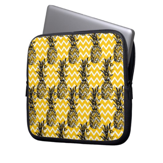Ananas Laptopschutzhülle (Vorderseite Links)