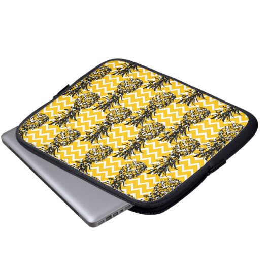 Ananas Laptopschutzhülle (Vorne Knopf)