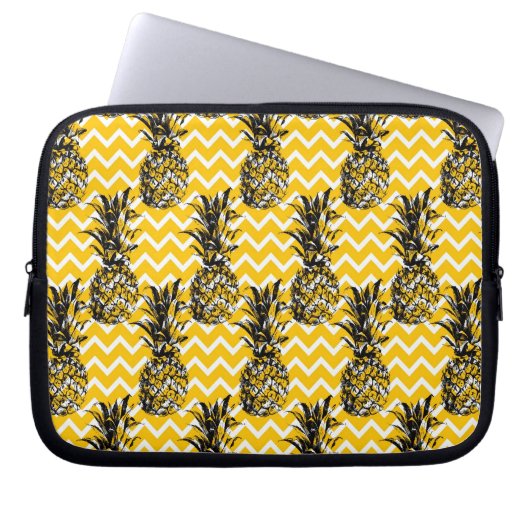 Ananas Laptopschutzhülle (Vorderseite)