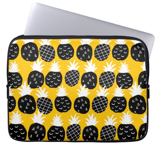 Ananas Laptopschutzhülle (Vorderseite)