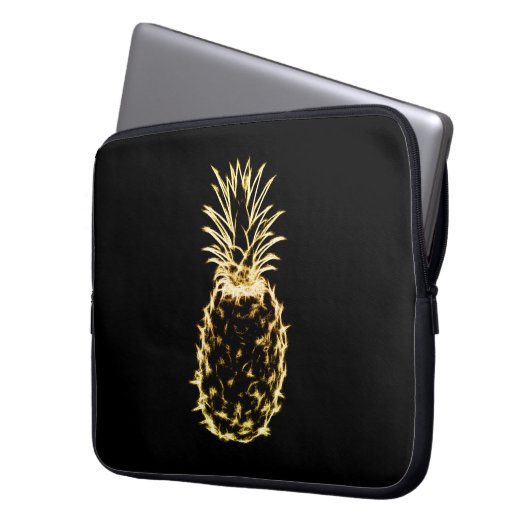 Ananas Laptopschutzhülle (Vorderseite Links)