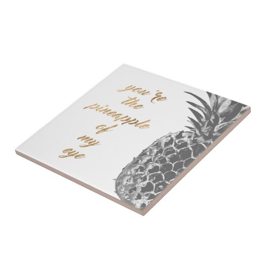 Ananas - Leben II Fliese (Seite)