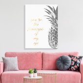 Ananas - Leben II Leinwanddruck (Insitu (Wohnzimmer))