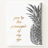 Ananas - Leben II Notizbuch (Rückseite)