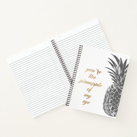 Ananas - Leben II Notizbuch (Innenseite)