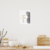 Ananas - Leben II Poster (Küche)
