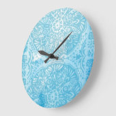 Ananas-Leben III Große Wanduhr (Winkel)