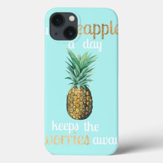 Ananas Lebensquote Case-Mate iPhone Hülle (Rückseite)