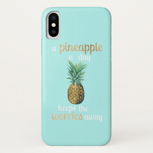 Ananas Lebensquote Case-Mate iPhone Hülle (Rückseite)