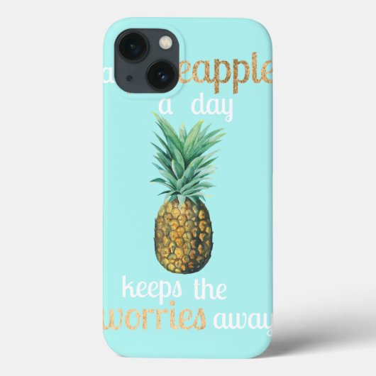 Ananas Lebensquote Case-Mate iPhone Hülle (Rückseite)