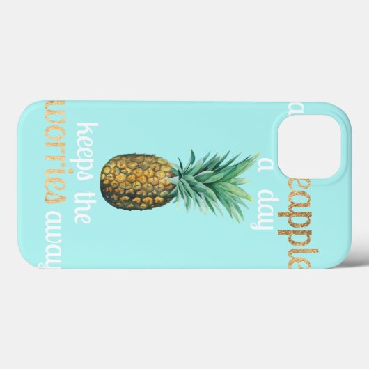 Ananas Lebensquote Case-Mate iPhone Hülle (Rückseite (Horizontal))