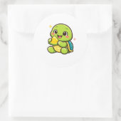 Ananas-Leckerei Runder Aufkleber (Tasche)