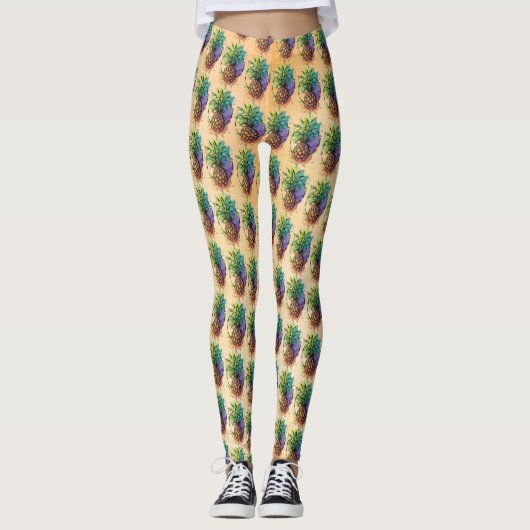 Ananas Leggings (Vorderseite)
