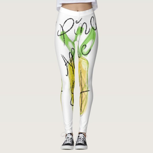 Ananas-Leggings Leggings (Vorderseite)