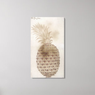 Ananas, Leinwanddruck