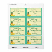 Ananas Lemon Jam Preserve Canning Jar (Vorne)