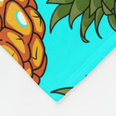 Ananas-Liebe-Muster - Geschmackvoll tropisch exoti Fleecedecke (Ecke)