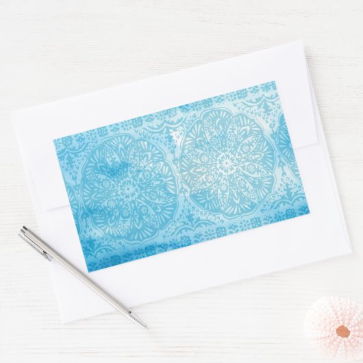 Ananas Life III Rechteckiger Aufkleber (Umschlag)