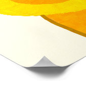 Ananas-Lion-Poster Poster (Ecke)