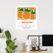 Ananas-LKW Poster (Heimbüro)