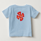 Ananas Luau Kleinkinder & Säugling T - Shirt (Rückseite)