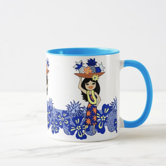 Ananas Luau Tropische Tasse (Rechts)