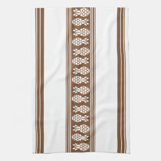 Ananas Luxury Jacquard Streifen Geschirrtuch