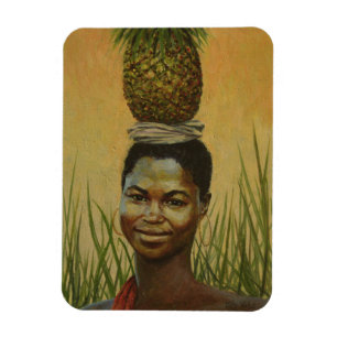 Ananas-Mädchen 2004 Magnet