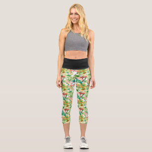 Ananas magisches Muster Capri-Leggings Capri Leggings