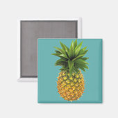 Ananas Magnet (Vorderseite/Rückseite)